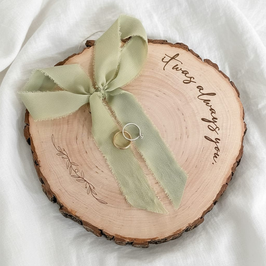 ringkissen graviert wedding