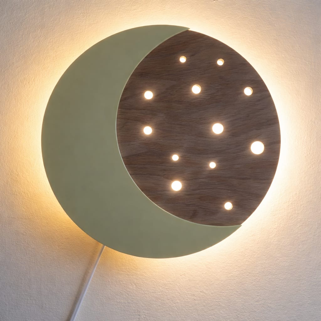kinderzimmerleuchte, moon&stars
