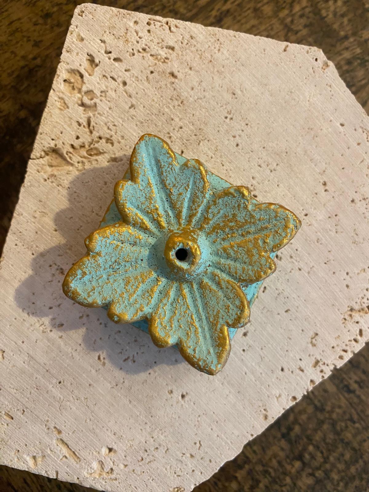Räucherstäbchenhalter bloom turquoise
