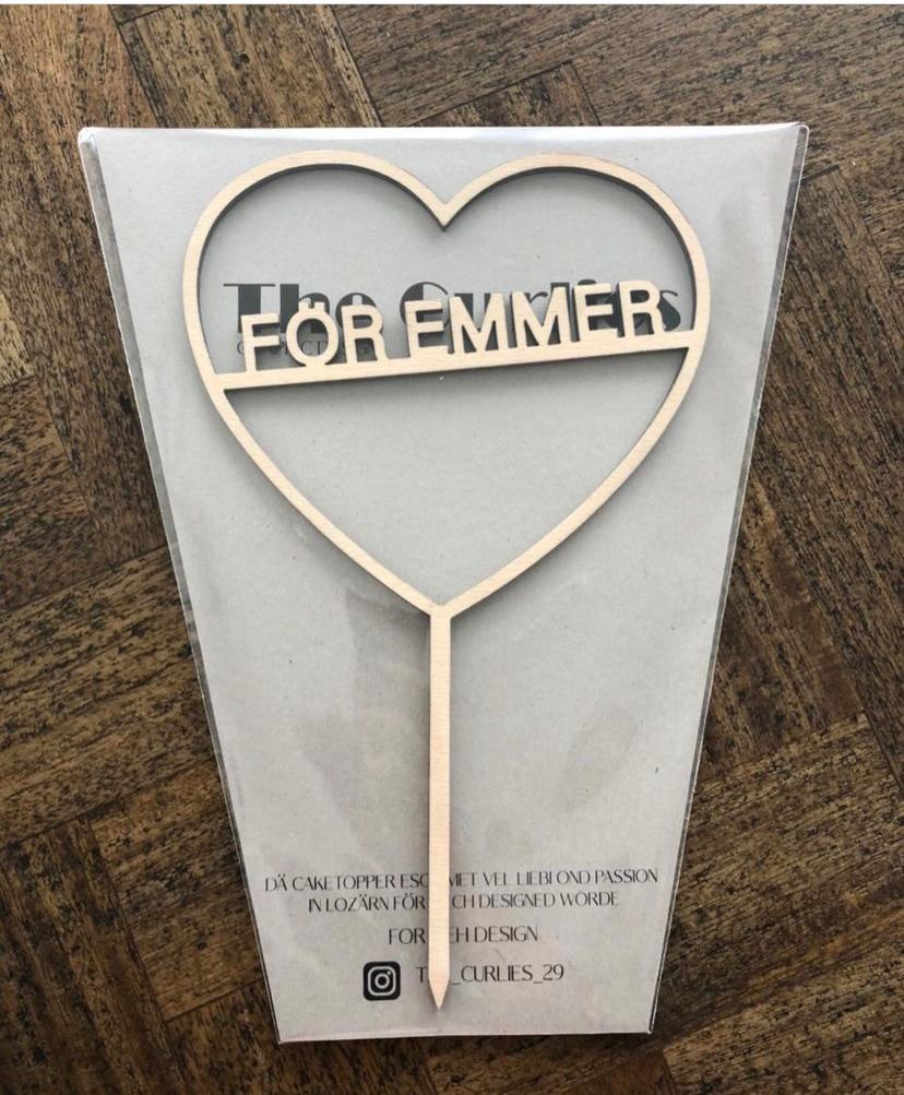 caketopper für immer