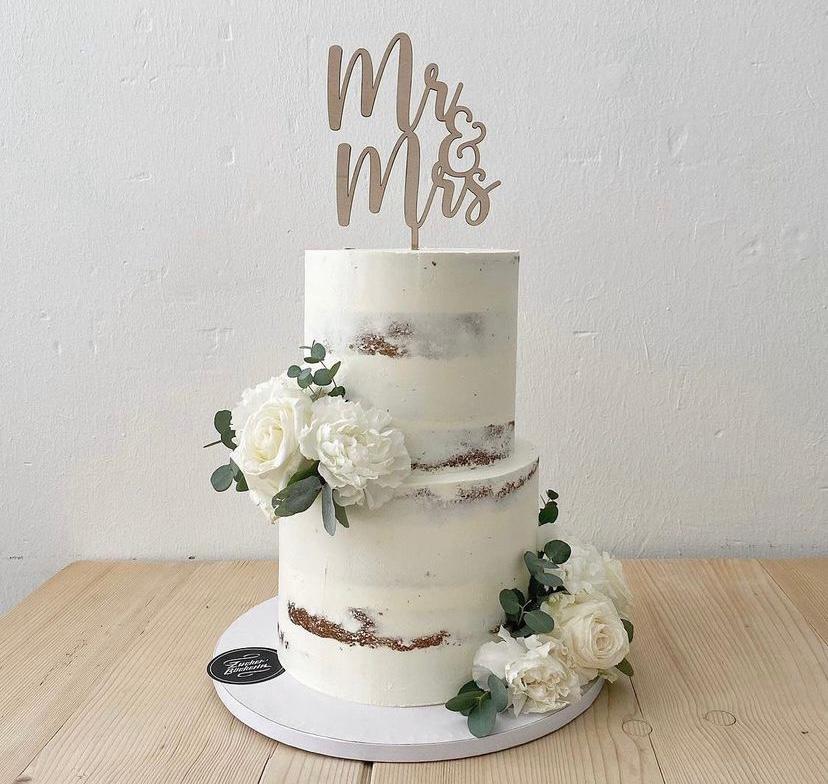caketopper mr & mrs