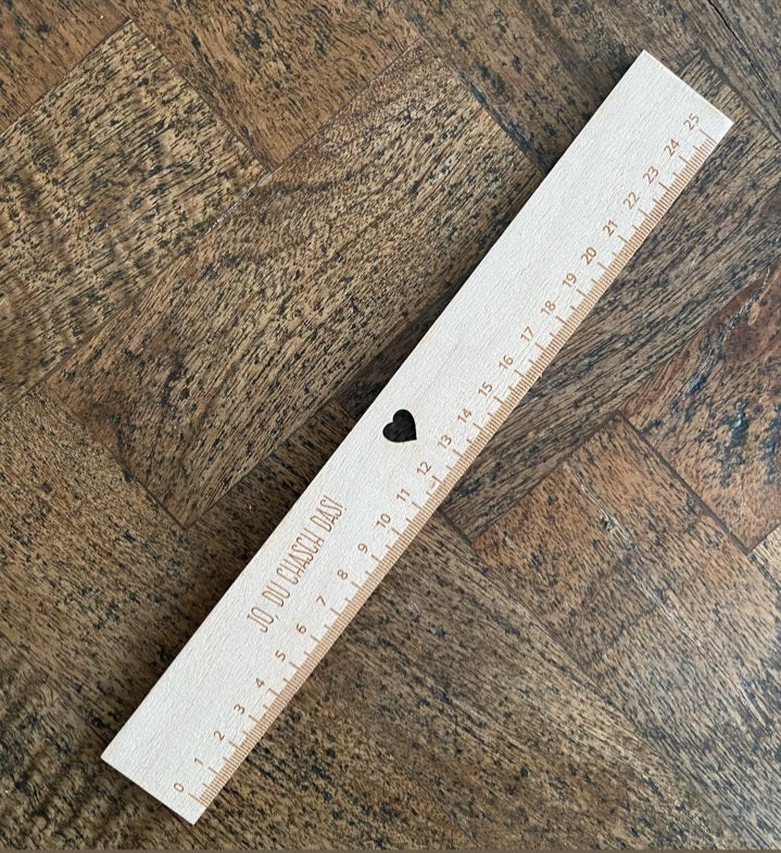 lineal, holz personalisiert