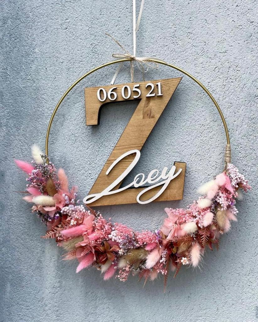 geburtstafel flowerpower