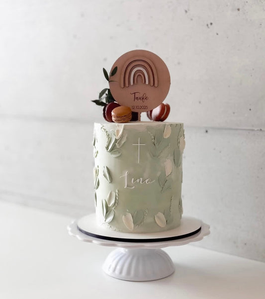 Caketopper Taufe Kombi Fronttopper
