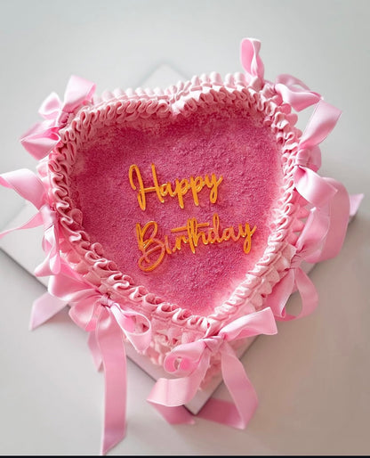 Caketopper Fronttopper Happy Birthday