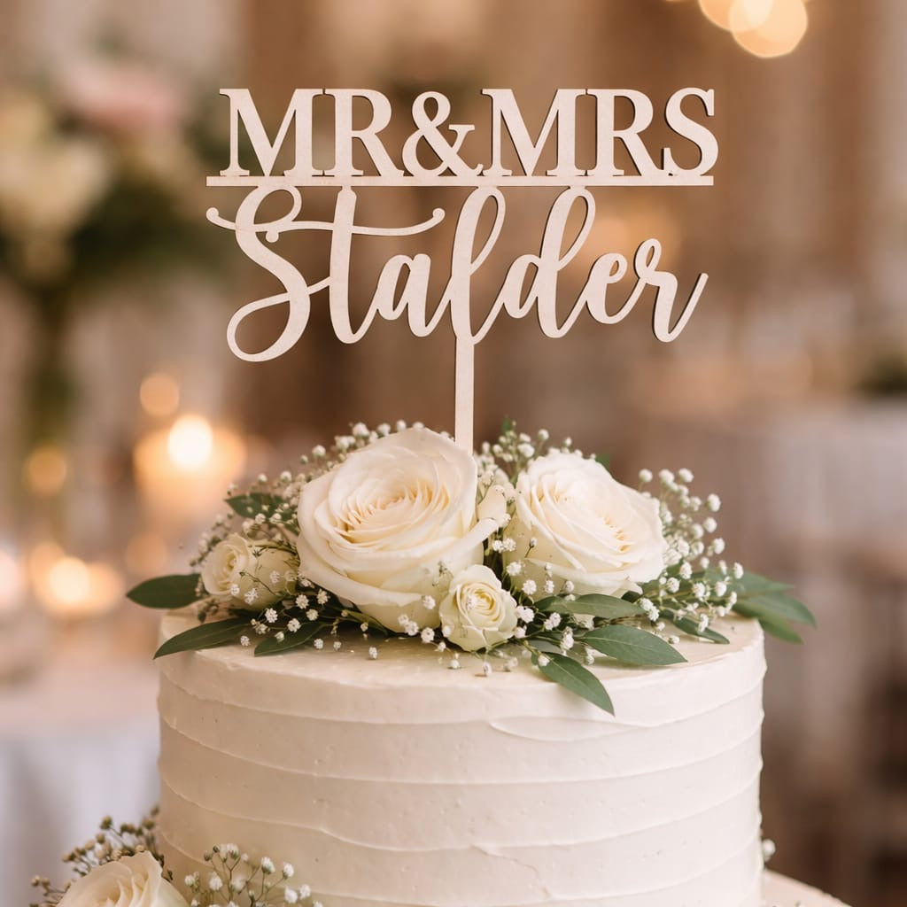 caketopper mr&mrs 2.0