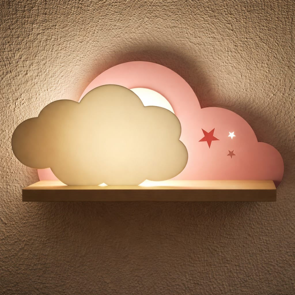 Kinderzimmer Leuchte cloudy moon