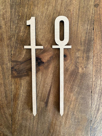 caketopper numbers