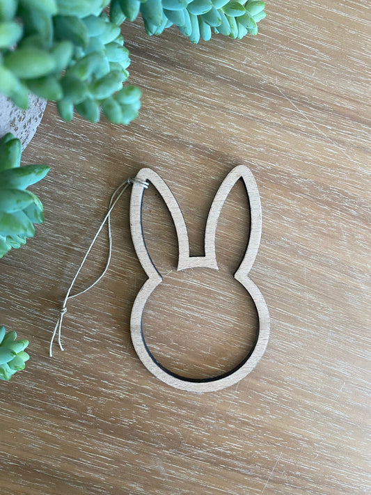 .osterdeko easterbunny minimalstic cutted out