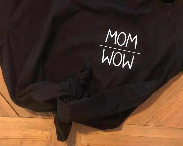 t-shirt mom/wow